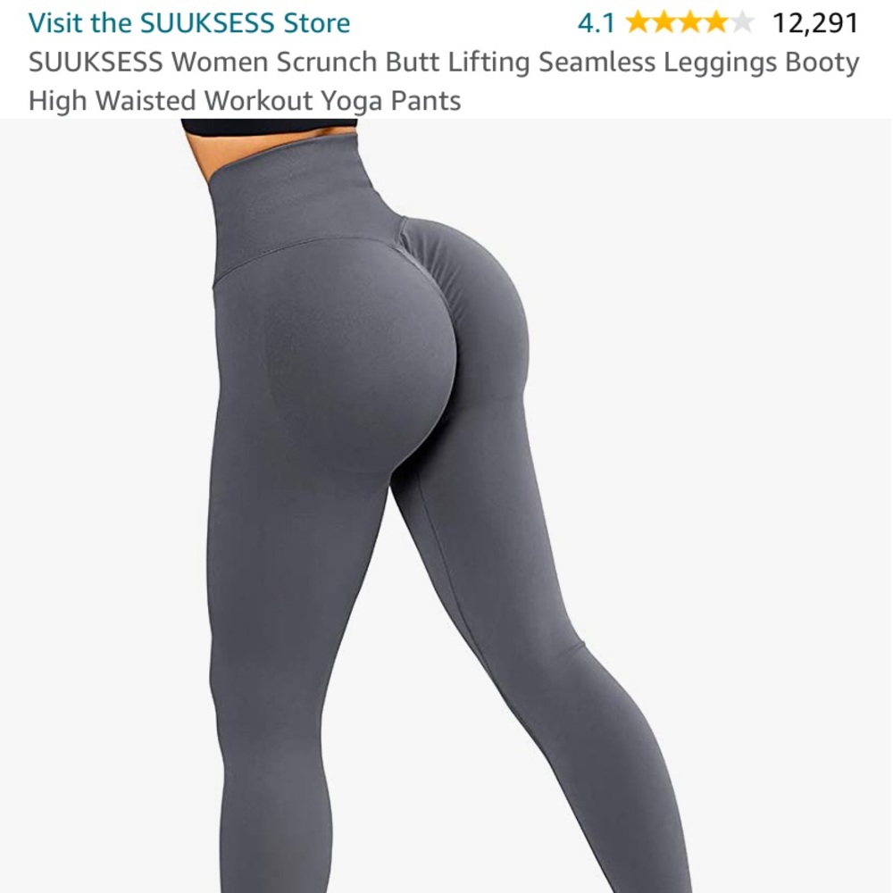 SUUKSESS Scrunch Booty Leggings - Gray